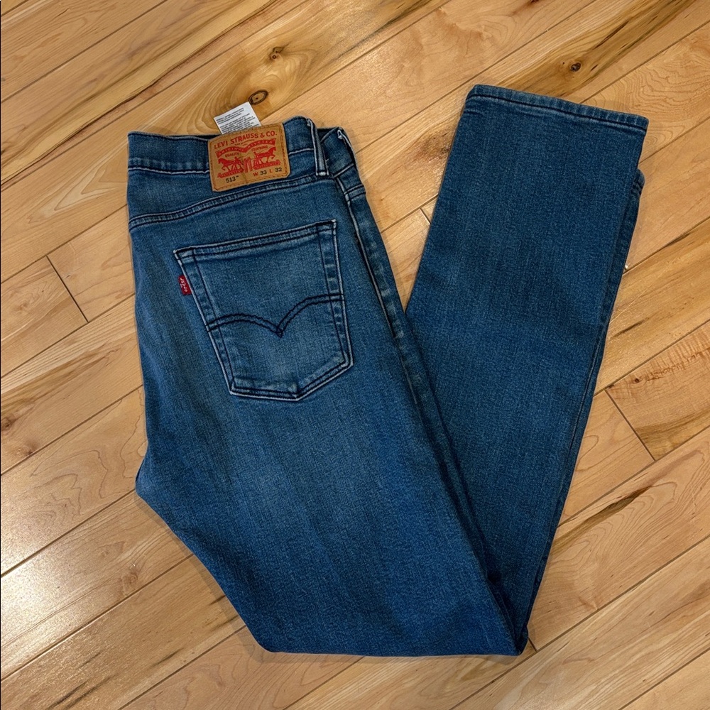 Levi's Men's Straight Jeans - Dark Blue